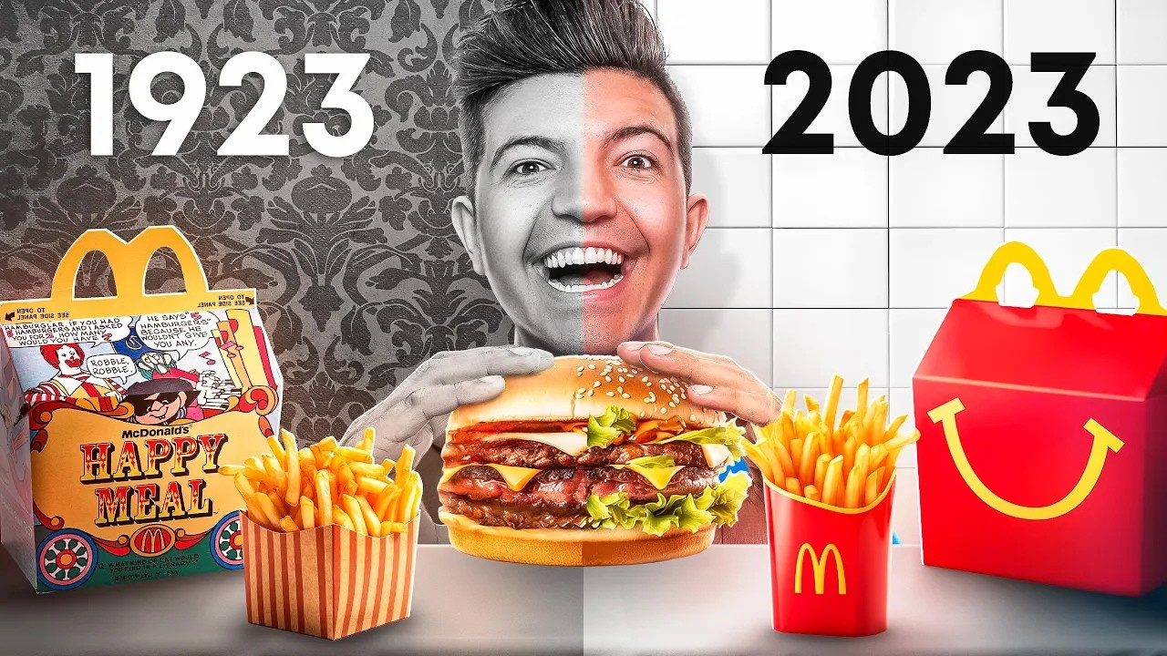 Пробую ФАСТФУД за 100 лет!