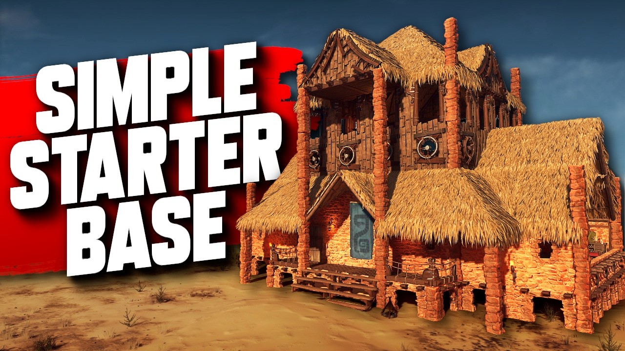 Самая простая стартовая база в Conan Exiles Enhanced!