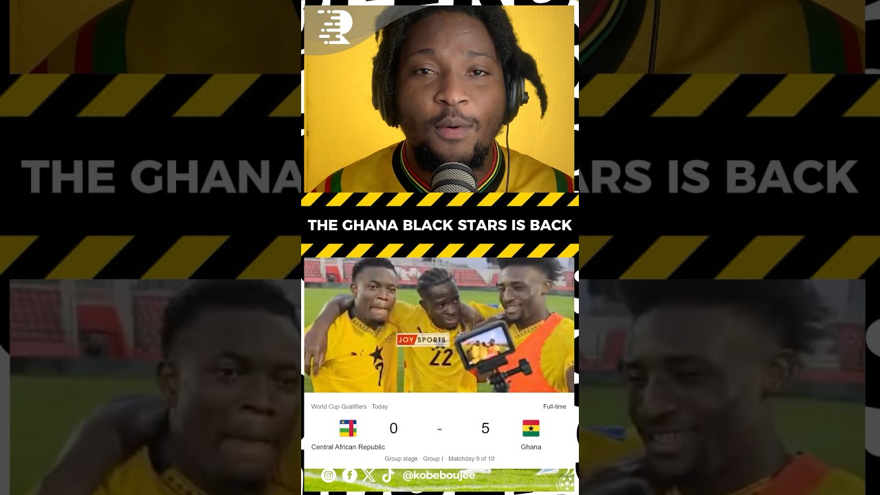 THE GHANA BLACKSTARS FROM 2006 IS BACK 😂 WORLD CUP HERE COME 🇬🇭