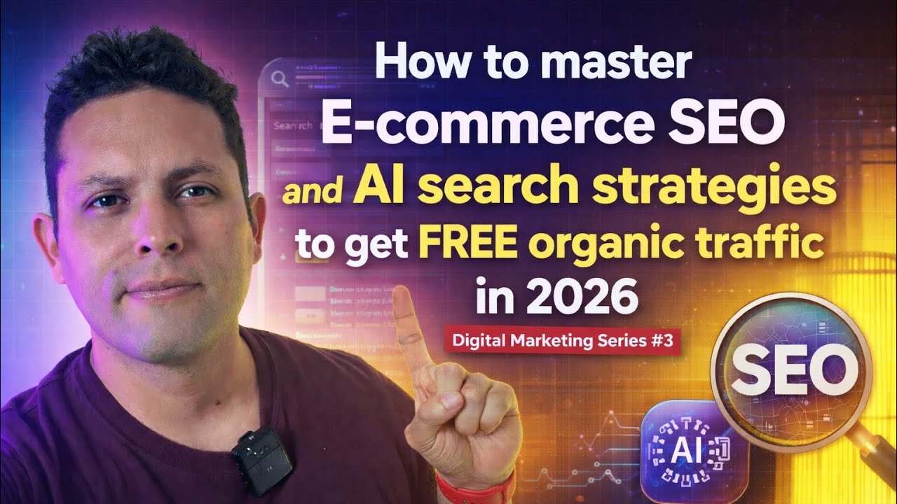 How to master E-commerce SEO and AI search strategies to get free organic traffic in 2026 | #3