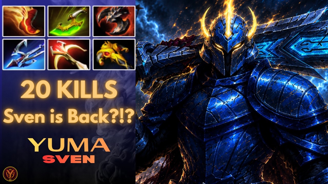 YUMA SVEN Carry Burst Damage ONE HIT DELETE!! [Full Player POV]