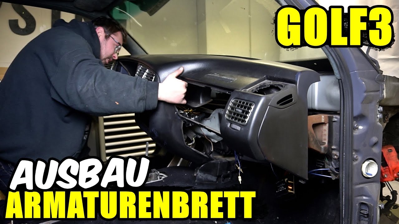 VW GOLF 3 ARMATURENBRETT AUSBAUEN TUTORIAL / ANLEITUNG