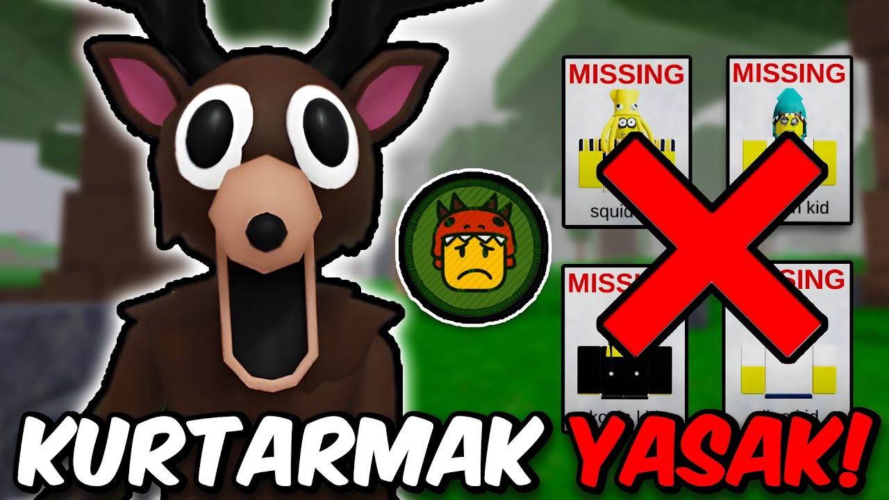 ÇOCUKLARI KURTARMADAN OYUNU BİTİRMEK! - Roblox Ormanda 99 Gece