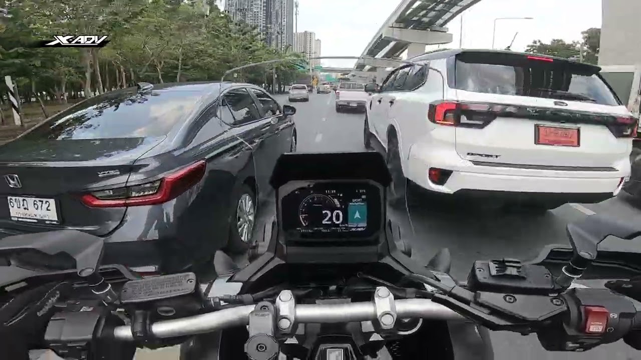 Ep.89 Honda X adv 750, Heavy traffic, Ride to work on 2025-05-06