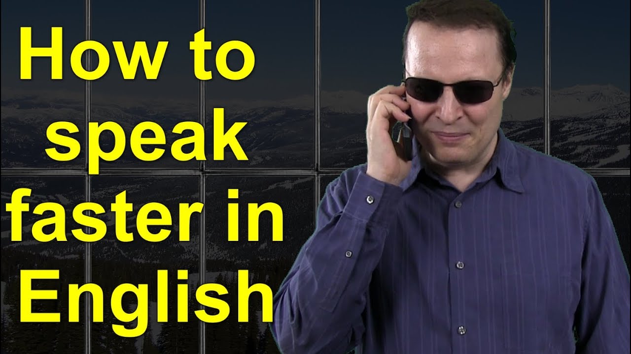How to speak faster in English - Learn English Live 15 with Steve Ford