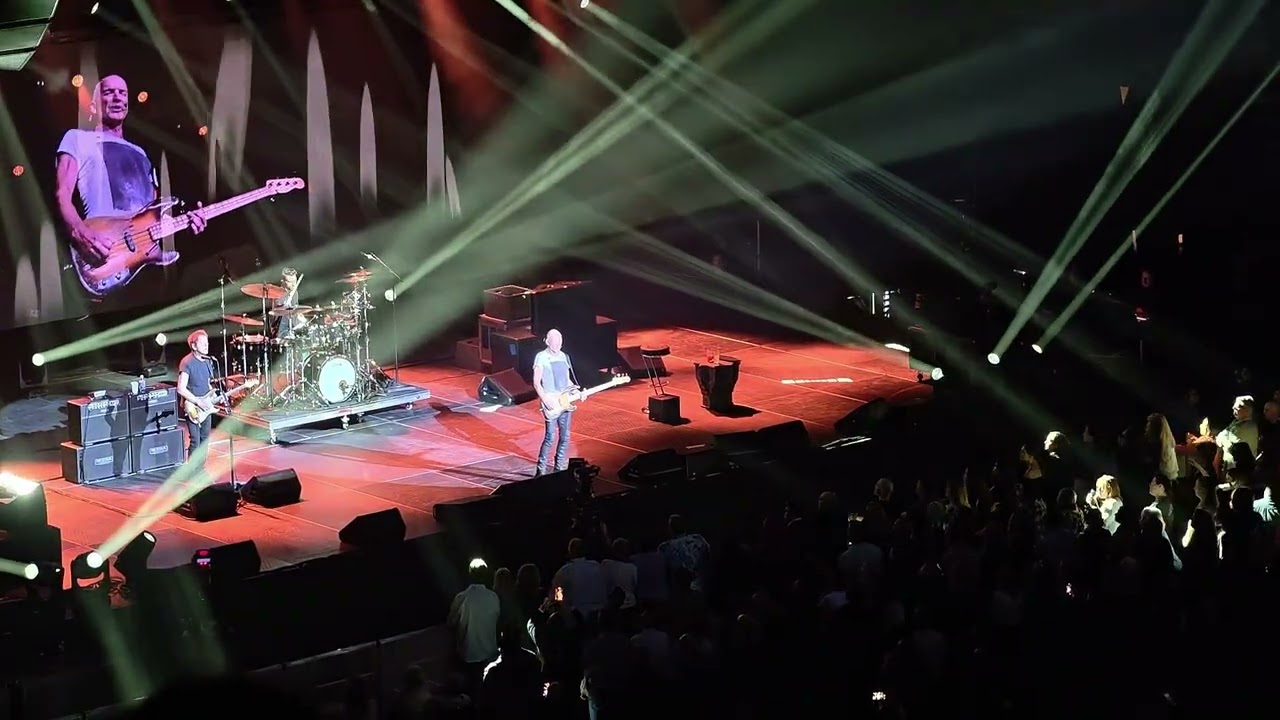 Sting. Wrapped around your finger/Driven to Tears. Live Mohegan Sun Arena in Uncasville CT 11/18/25.