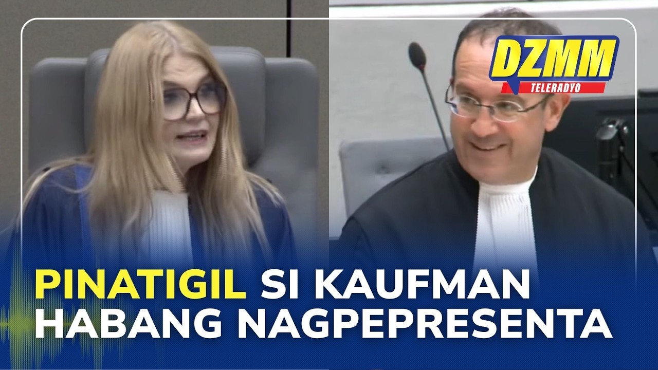 Presiding judge interrupts Kaufman during ICC pre-trial | DZMM Teleradyo (26 February 2026)