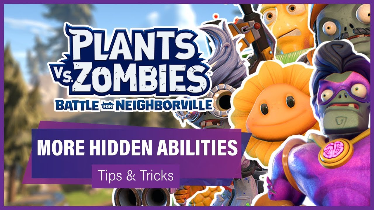 4 MORE HIDDEN CHARACTER ABILITIES (Tips & Tricks) - Plants vs Zombies: Battle For Neighborville