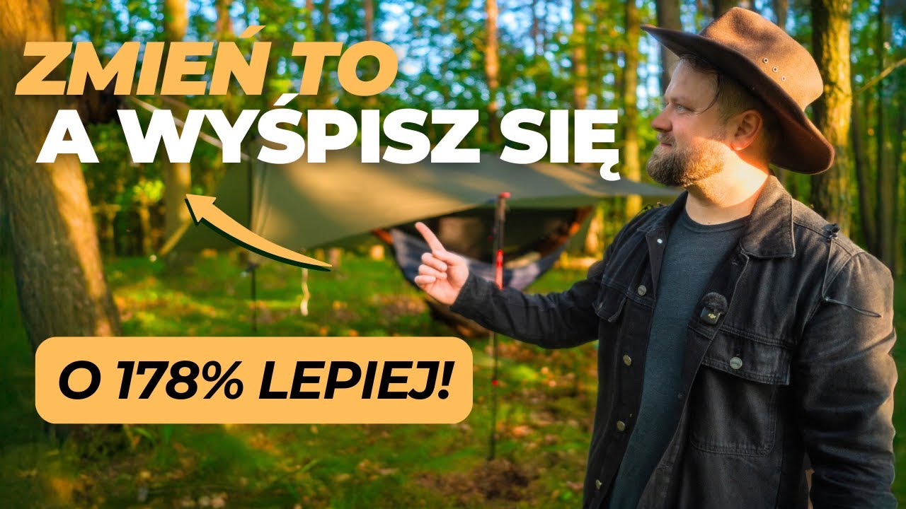 Jaki hamak do lasu ? UNIKAJ TYCH 10 błędów początkujących Hamakowanie bez tajemnic !