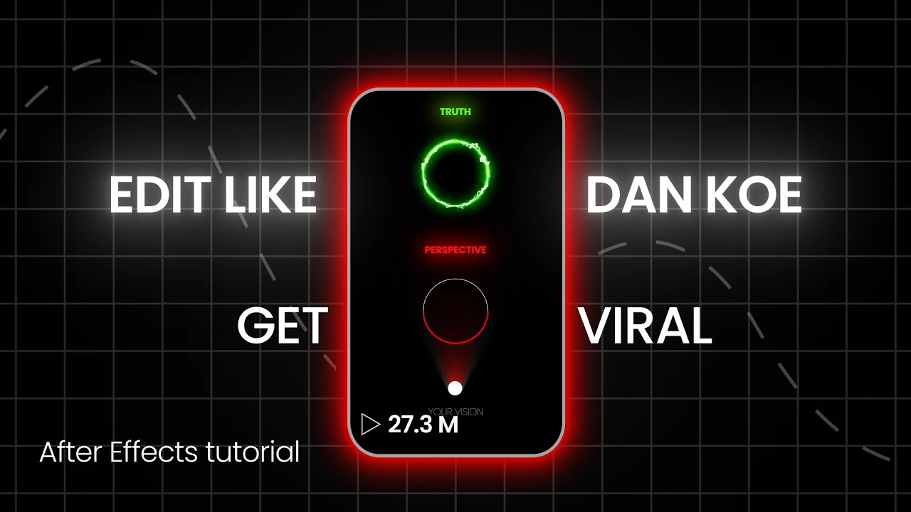 EDIT LIKE DAN KOE AND GET VIRAL IN 2024! After Effects Tutorial
