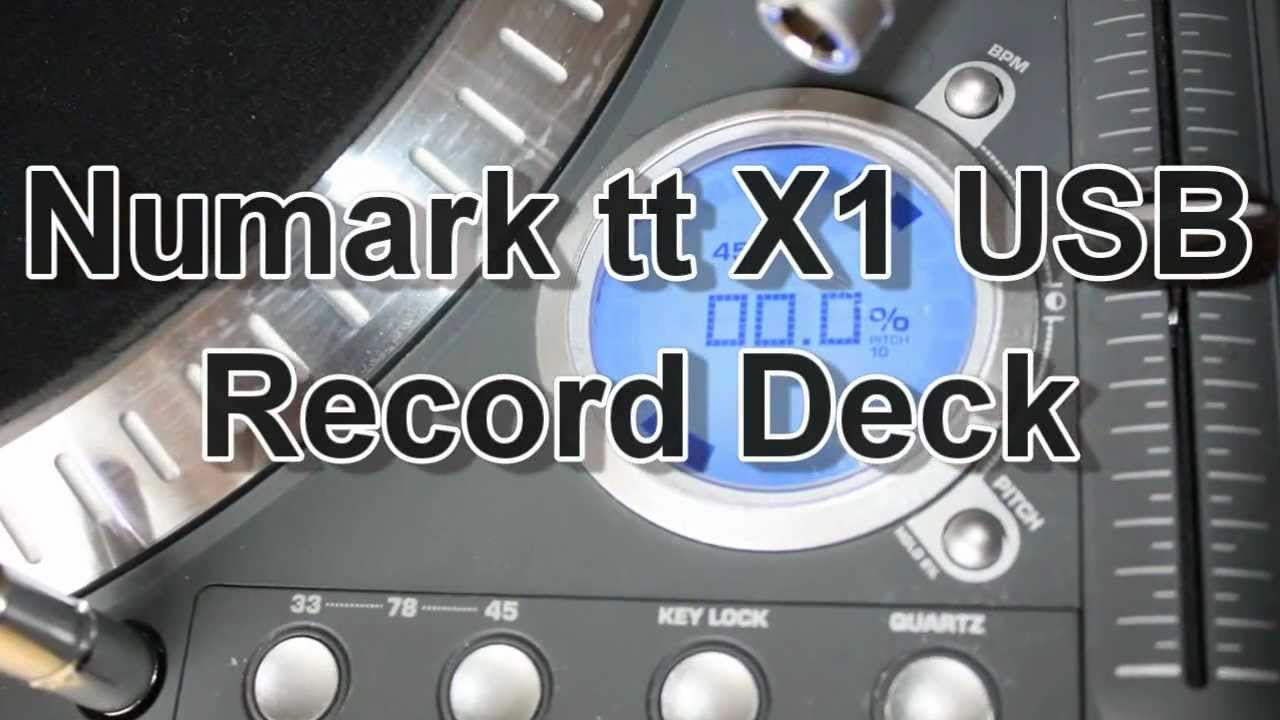 Numark ttX USB Record Deck - a few pictures