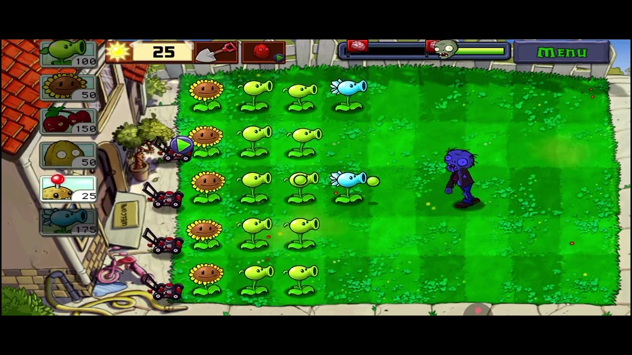 PvZ Adventure - Day (Level 7)