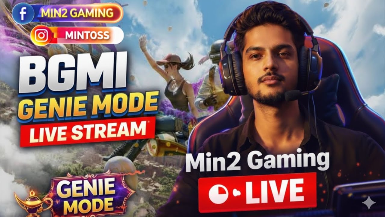 BGMI LIVE STREAMING | MIN2 GAMING | DAY 9