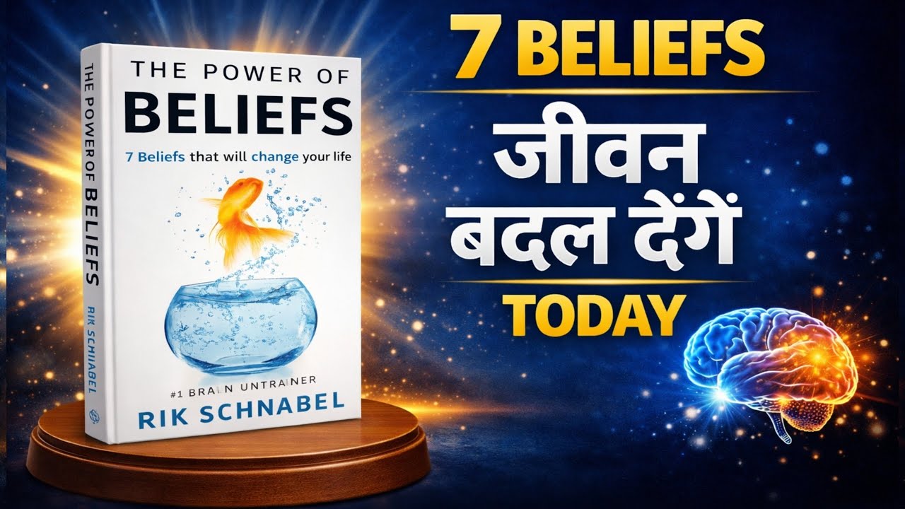 7 Beliefs जो आपकी पूरी जिंदगी बदल देंगे | The Power of Beliefs Book Summary (Hindi)