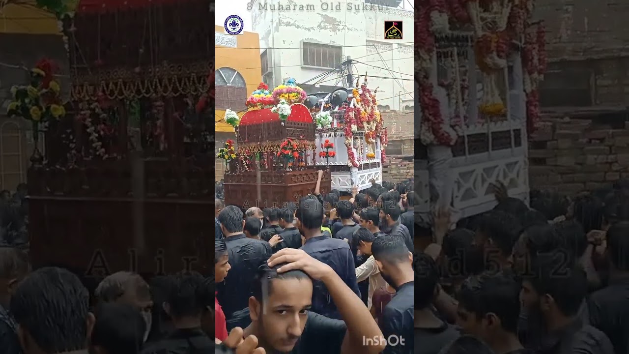 8 Muhram Al Haram Old Sukkur Azadari With Rainy Weather 2023