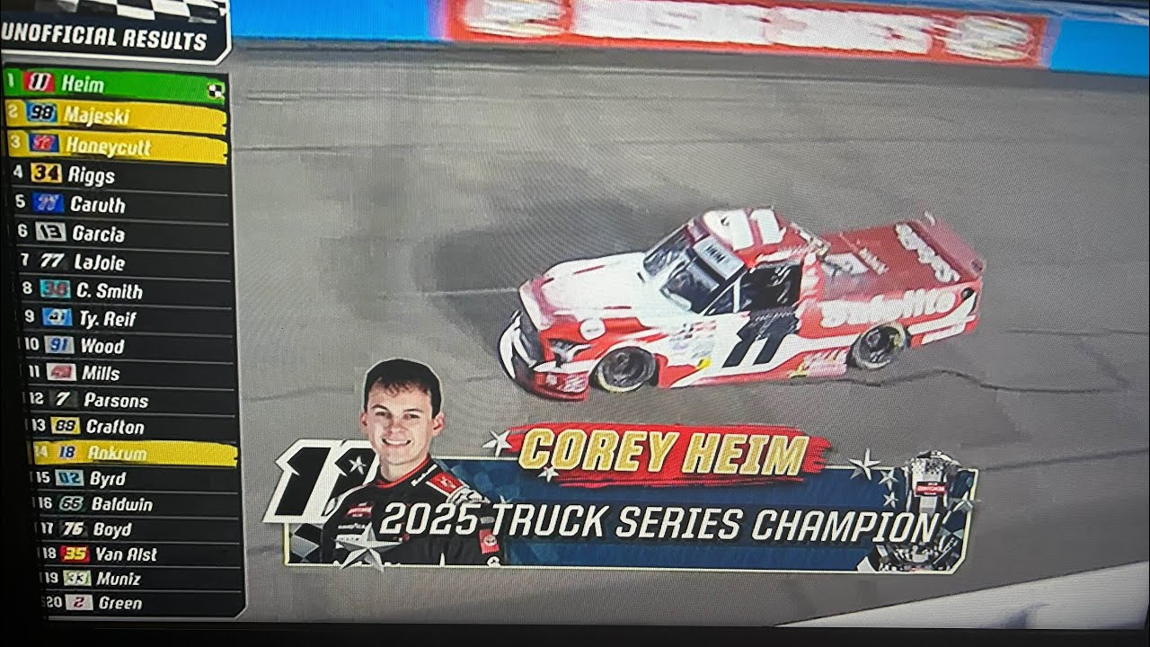 Every Corey Heim win in 2025