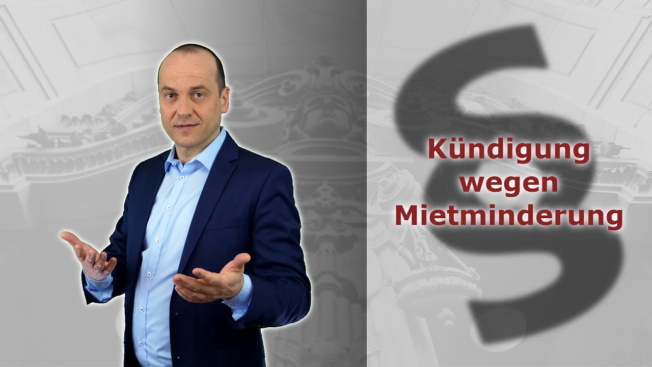 Mandantenvideo: Kündigung wegen Mietminderung | Fachanwalt Alexander Bredereck