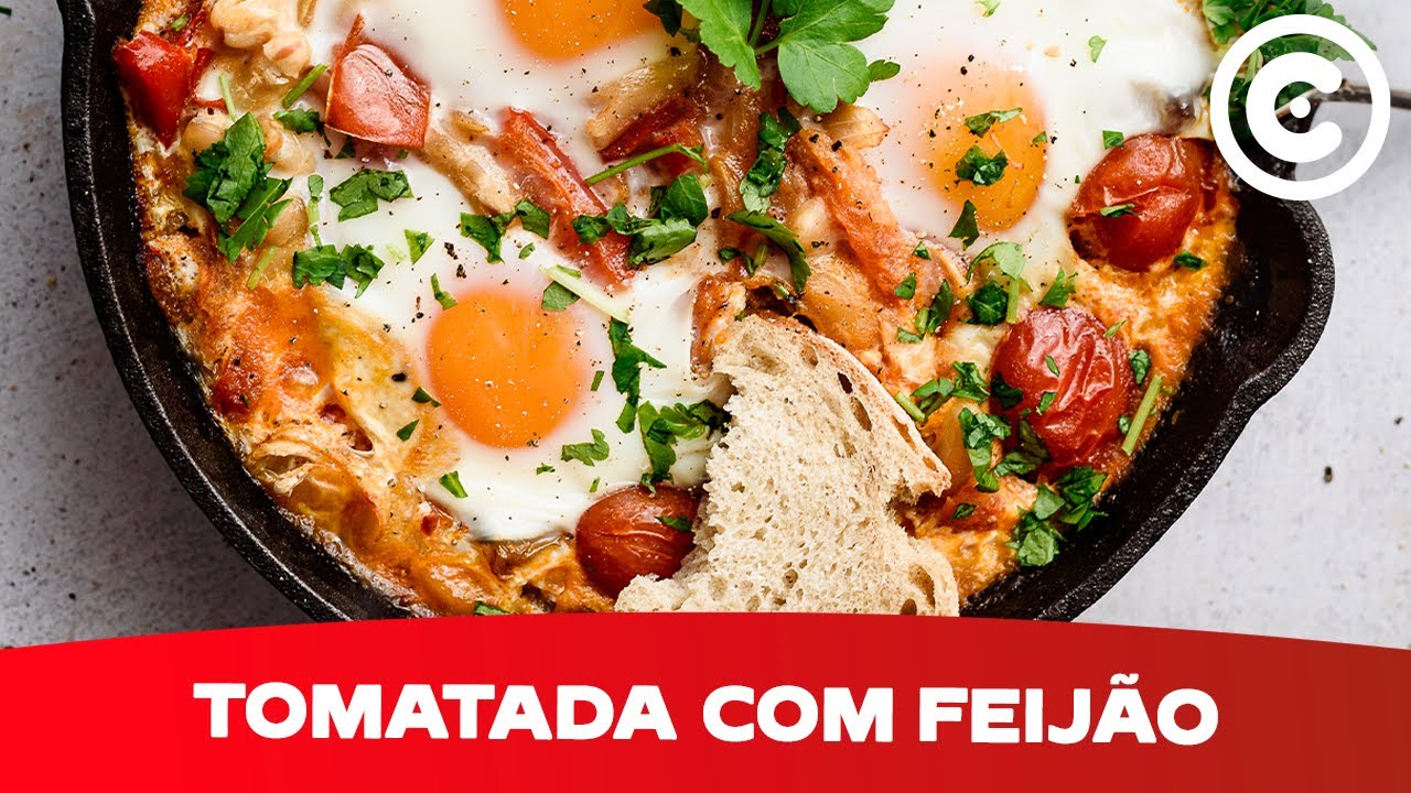 Tomatada com Feijão e Ovo: Receita simples e reconfortante