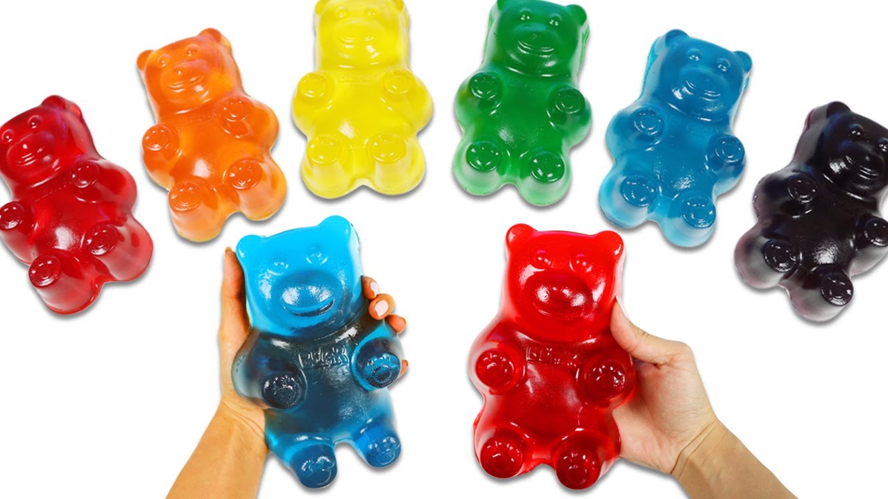How to Make Giant Rainbow Gummy Bears!