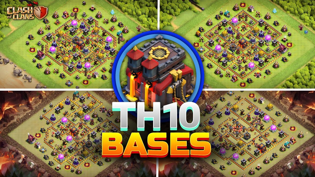 NEW! Town Hall 10 WAR and TROPHY PUSHING Base | Th10 New Cwl Base Layout's! Clash of Clans