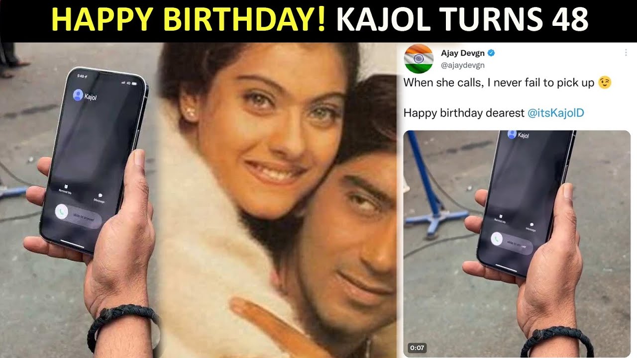 Ajay Devgn's birthday wish for his wife Kajol is a message to all husbands!