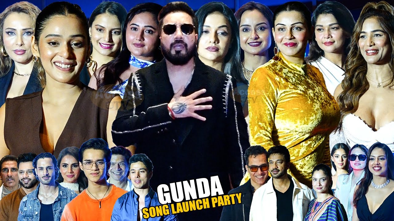 UNCUT | Mika Singh - GUNDA (THE BAAP OF MAFIA) Official Video Launch | Pratik,Mahvash,Rashami,Ankita