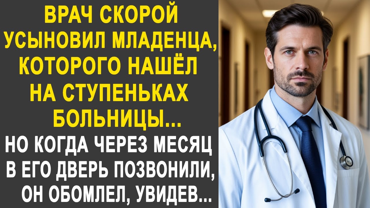 Врач скорой усыновил младенца. Но когда через месяц в его дверь позвонили, он обомлел, увидев...