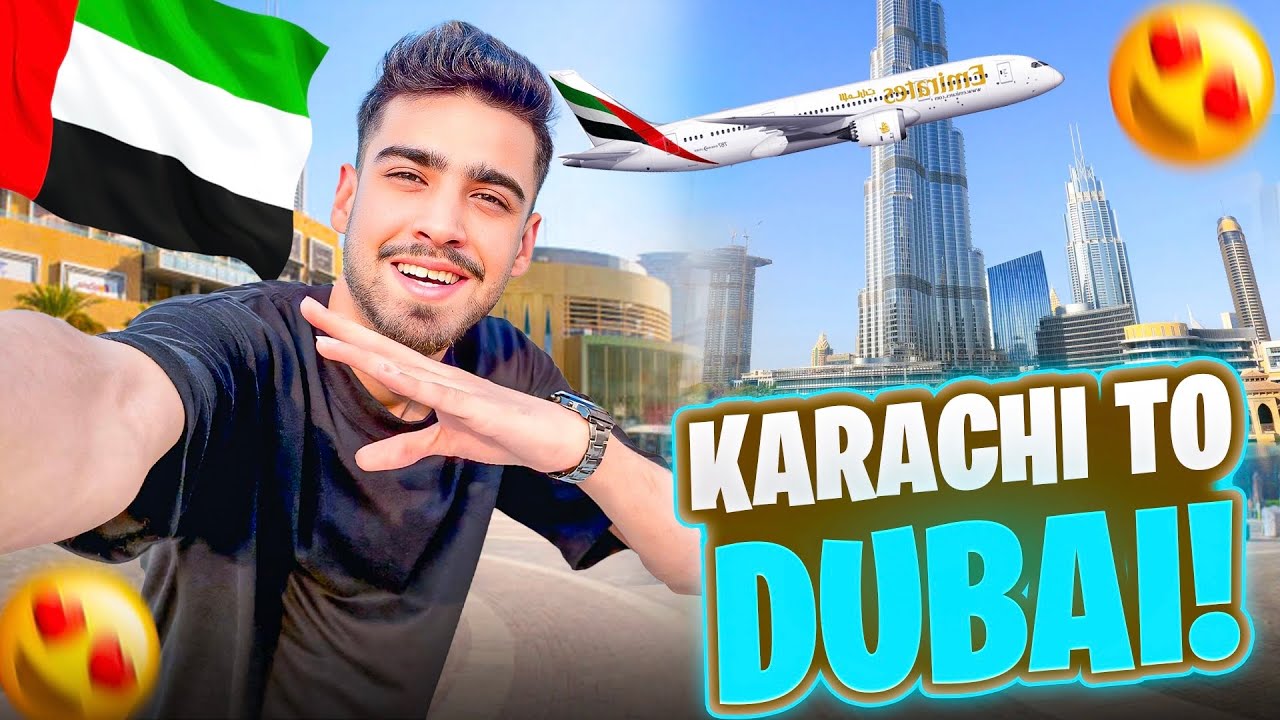 KARACHI TO DUBAI 😍| Resident Visa Kaise Mila? 🤑| Via AirBlue | Kaif Vlogs 