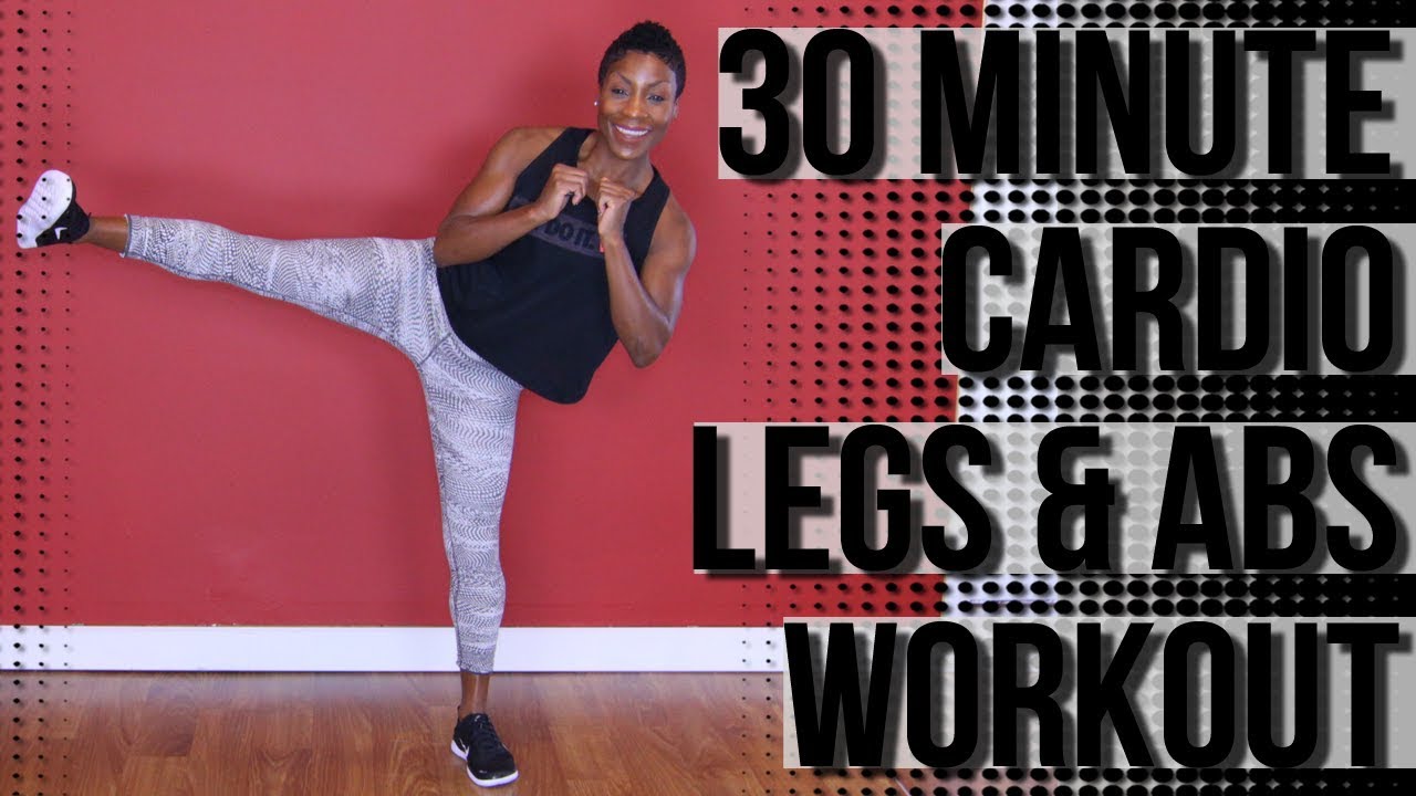 30 Minute Cardio, Legs & Abs | No Weights | Follow Along