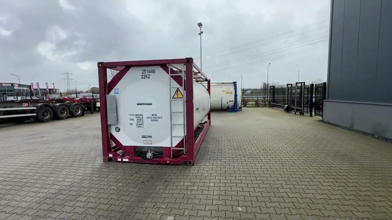 FOR SALE 2017 CIMC 20FT ISO TANKCONTAINER 25.030L (251446)