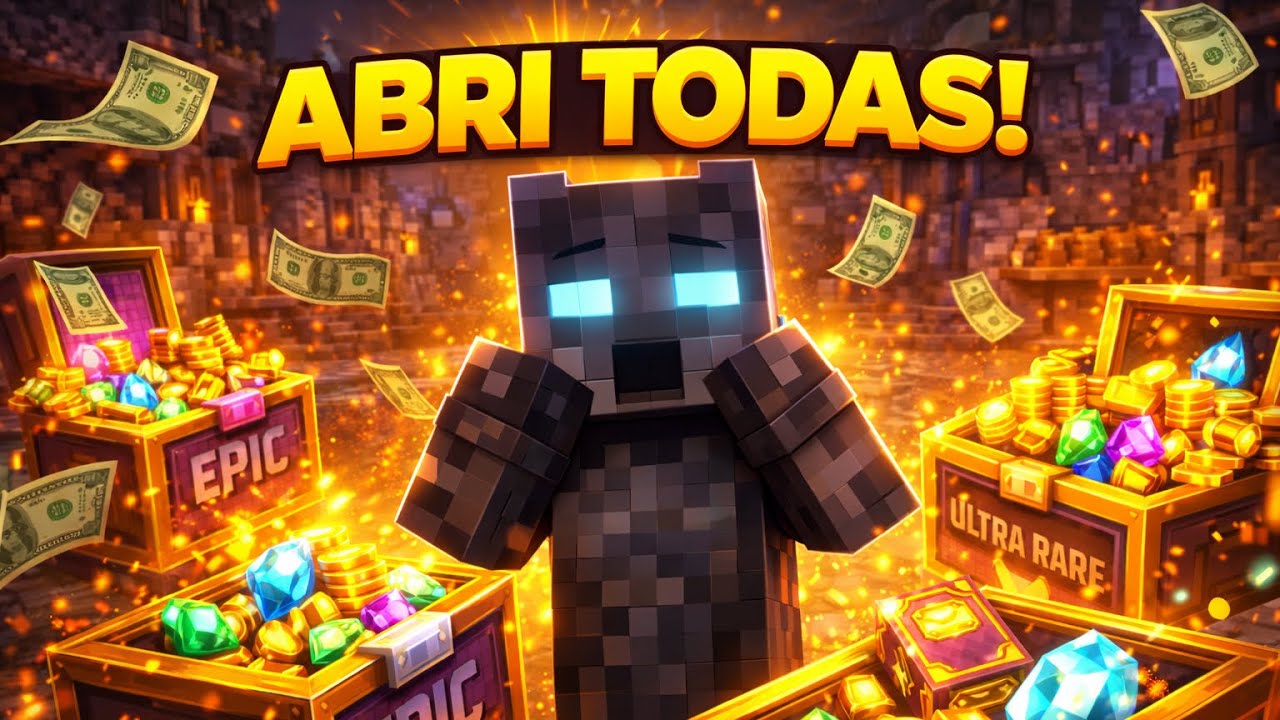 Minecraft: O DIA QUE EU ABRI KEY DEMAIS NO PRISON! 🤯💎