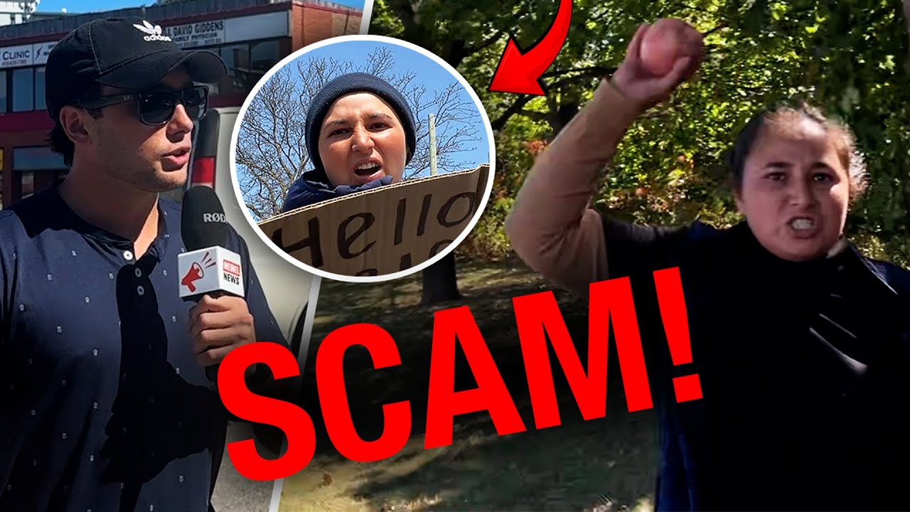 Попрошайки обманывают канадцев в нескольких городах!