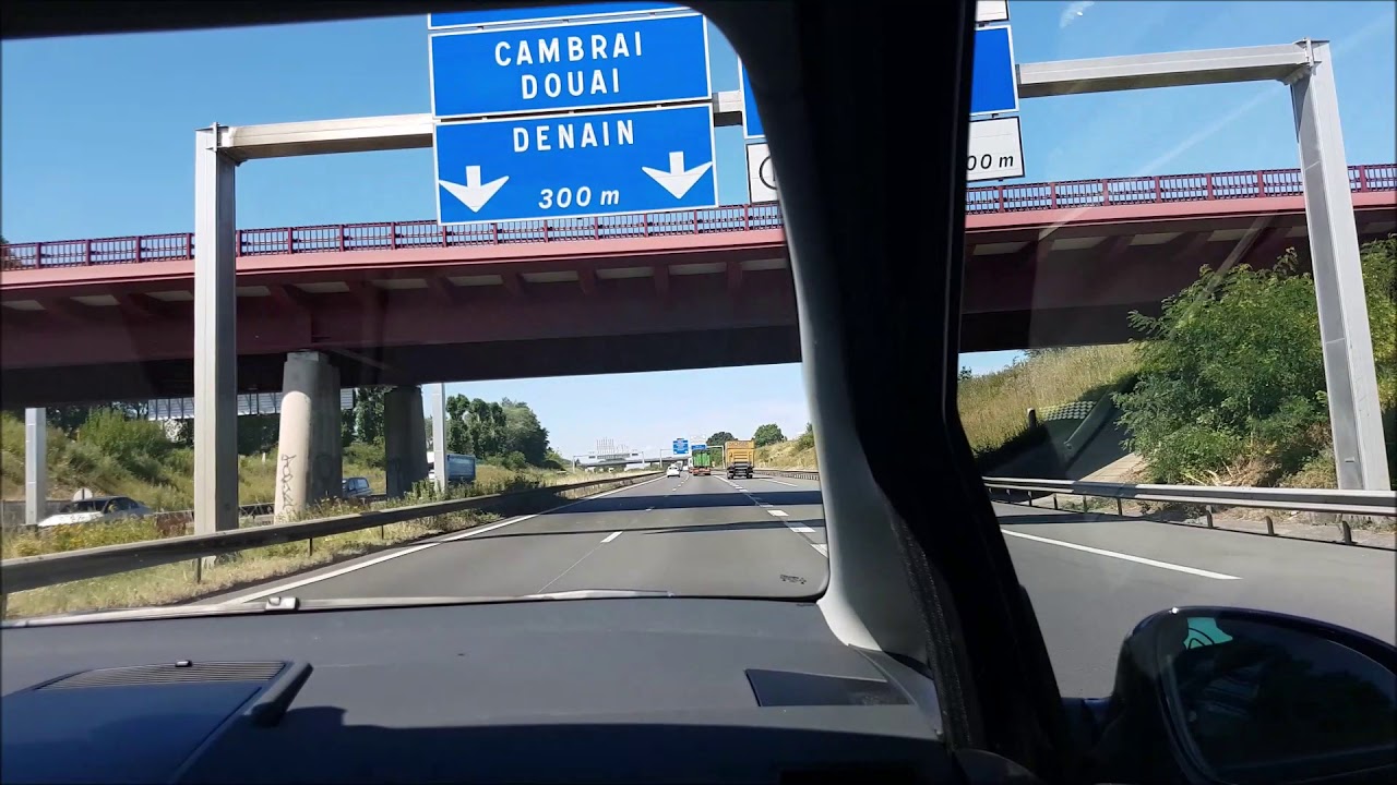 France: A2/E19, Valenciennes Centre - Denain Centre