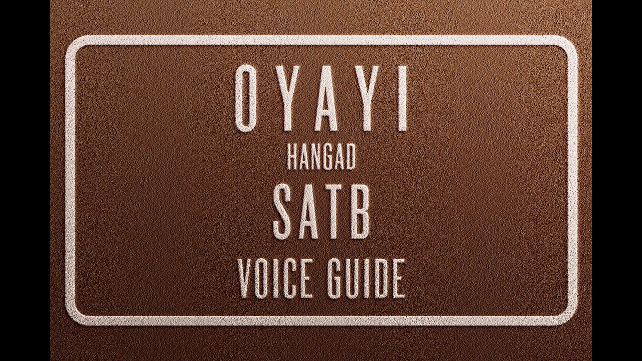 Oyayi | SATB | Hangad