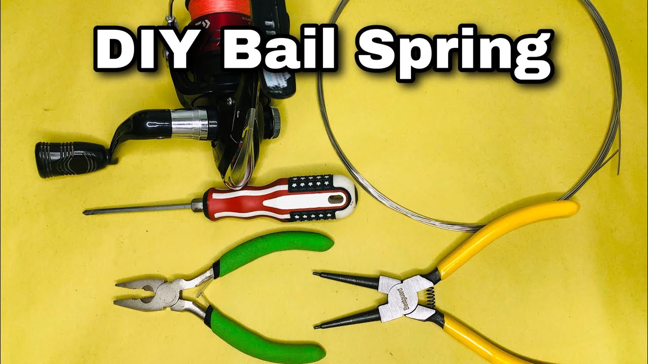 HOW TO MAKE BAIL SPRING TUTORIAL FOR SPINNING REEL | DIY BAIL SPRING