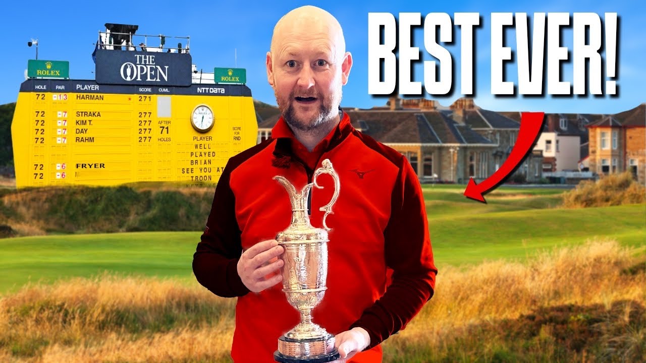 I Played The OPEN CHAMPIONSHIP'S 1st Course!