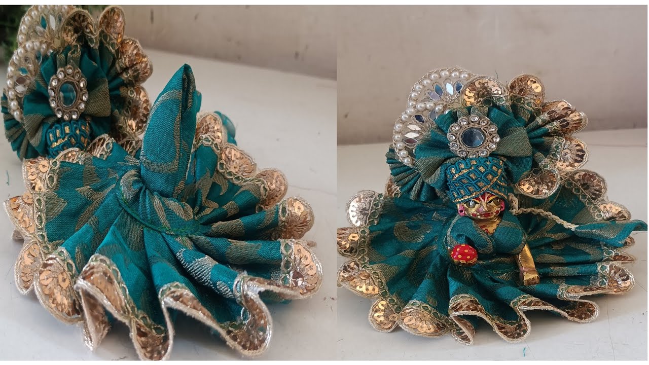 लड्डू गोपाल की कपडे कैसे बनाये | how to make laddu gopal dress | laddu gopal ke kapde kese banay