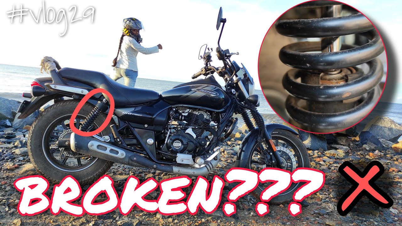 broken shock absorber, Serviceing cost of Bajaj Avenger 160 Bs6 2020 Model