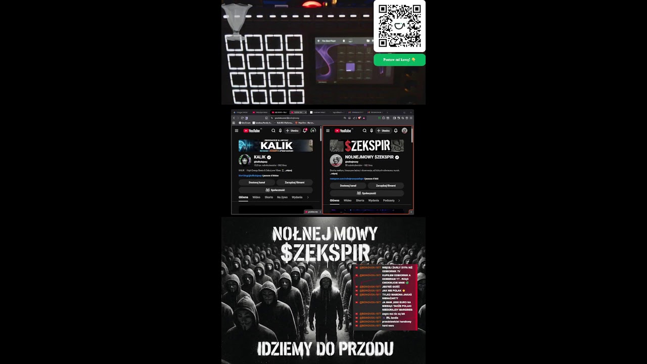 Tworzę muzykę na żywo! 🎵 Projekt: NOŁNEJMOWY $ZEKSPIR (MPC Live) (Portrait)
