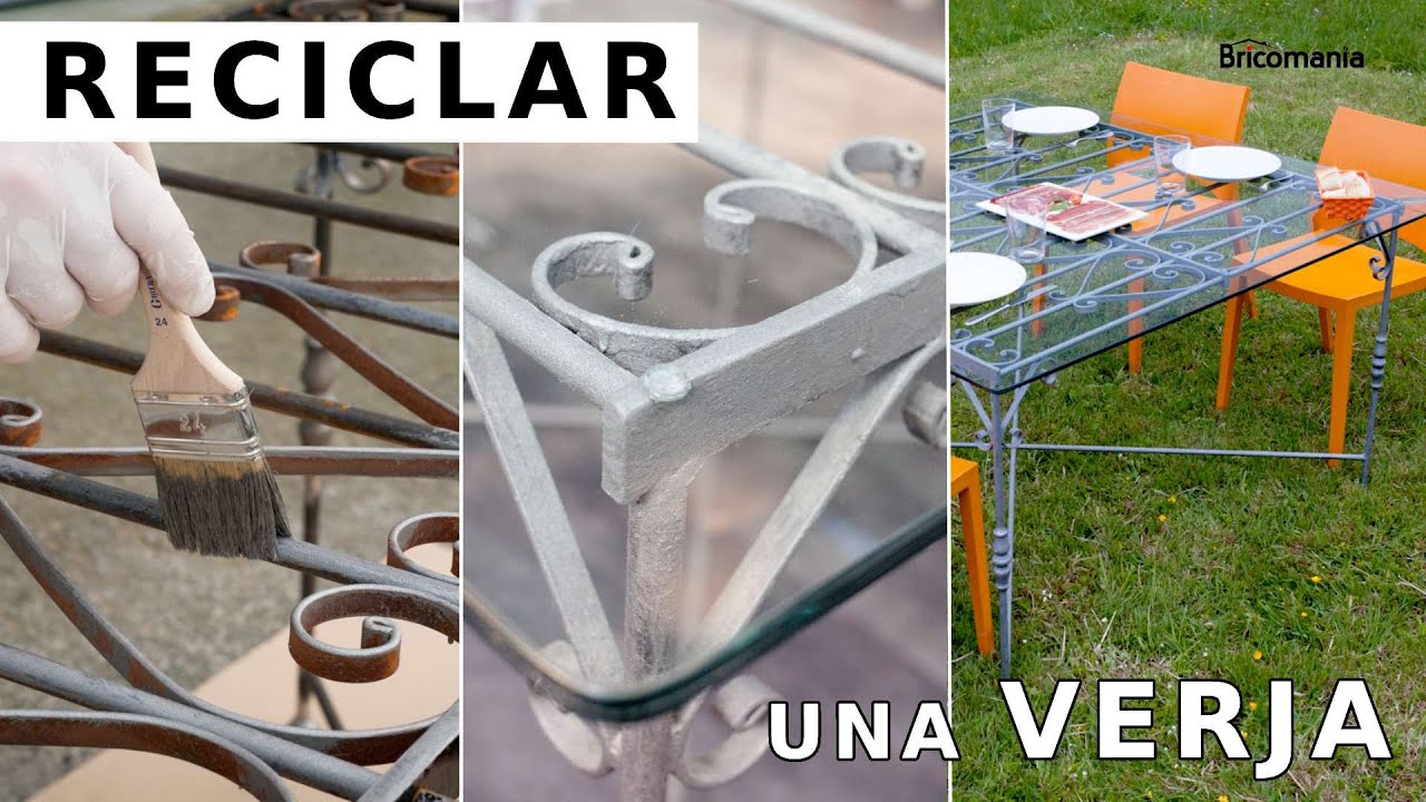 C&oacute;mo reciclar una reja usada: Transformaci&oacute;n de una verja // Bricomania