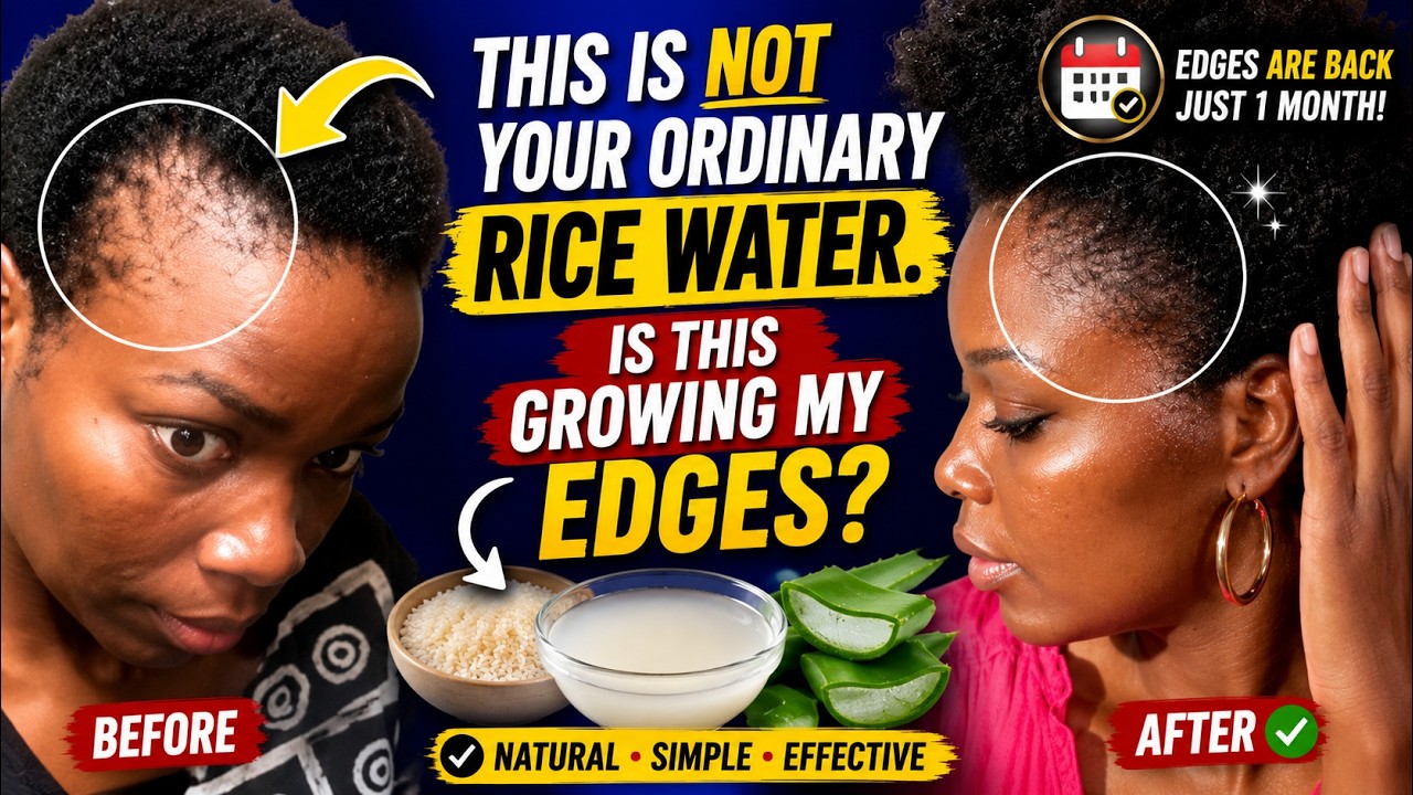 THIS IS NOT YOUR ORDINARY RICE WATER. FOR EXTREME HAIR GROWTH. EDGES