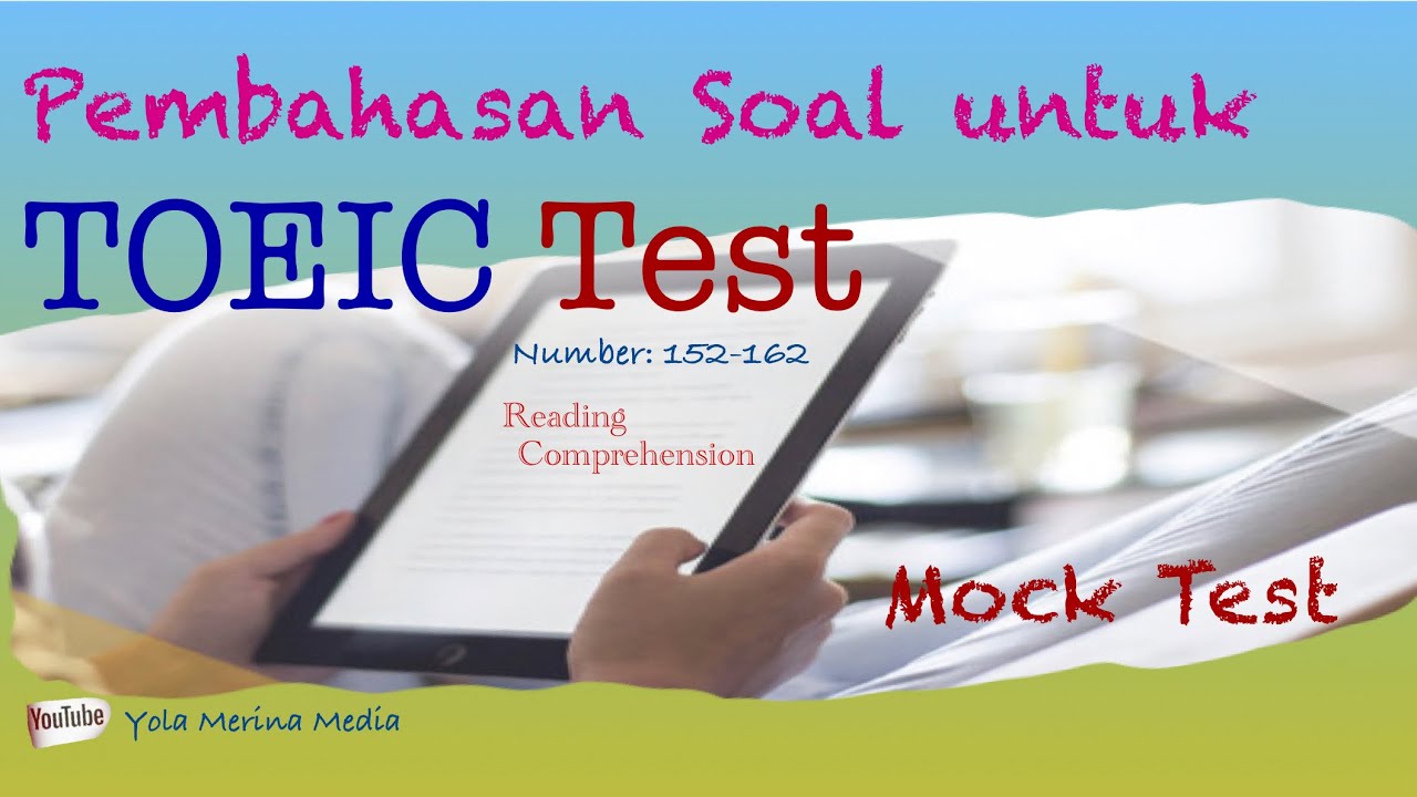 TOEIC || TOEIC Practice Test || Mock test for TOEIC|| Reading Comprehension #Part6