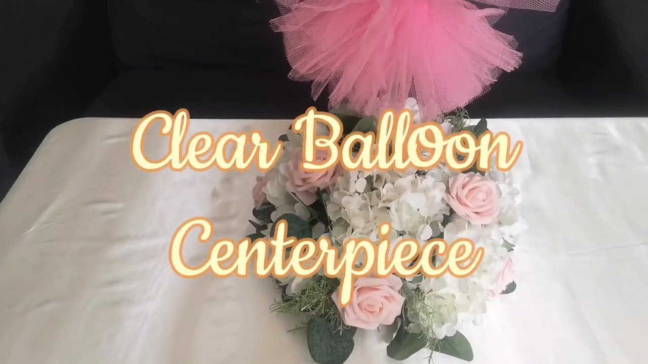 How I Made A BoBo Balloon Centrepiece  #diy #howto #bubbleballoon 