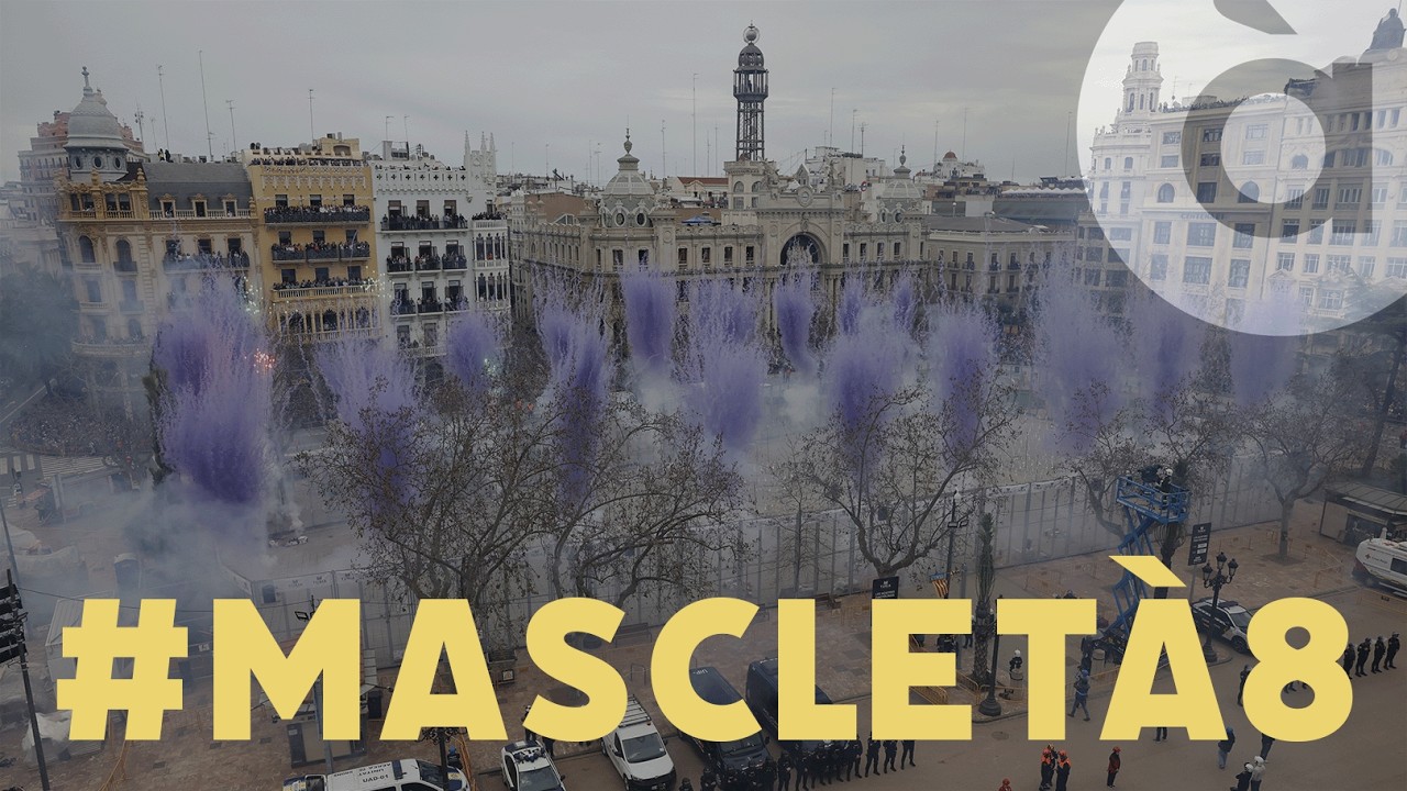 💥 Mascletà del 8 de març del 2026 a càrrec de la pirotècnia Martí – Falles 2026