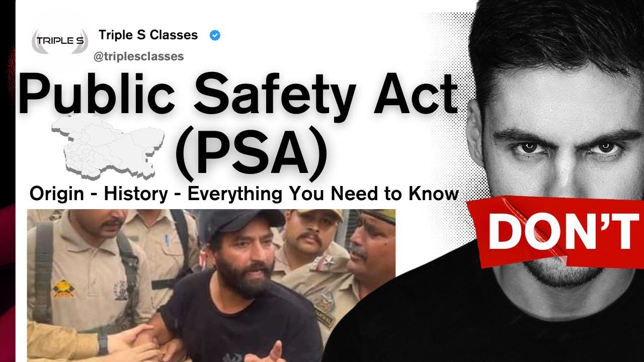 Public Safety Act (PSA)  - Origin - History - Current Situation: Everything You Need to Know