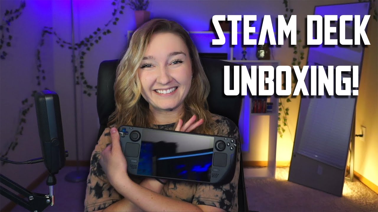STEAM DECK UNBOXING [256 GB model] - SPOILER: I'M SO EXCITED!