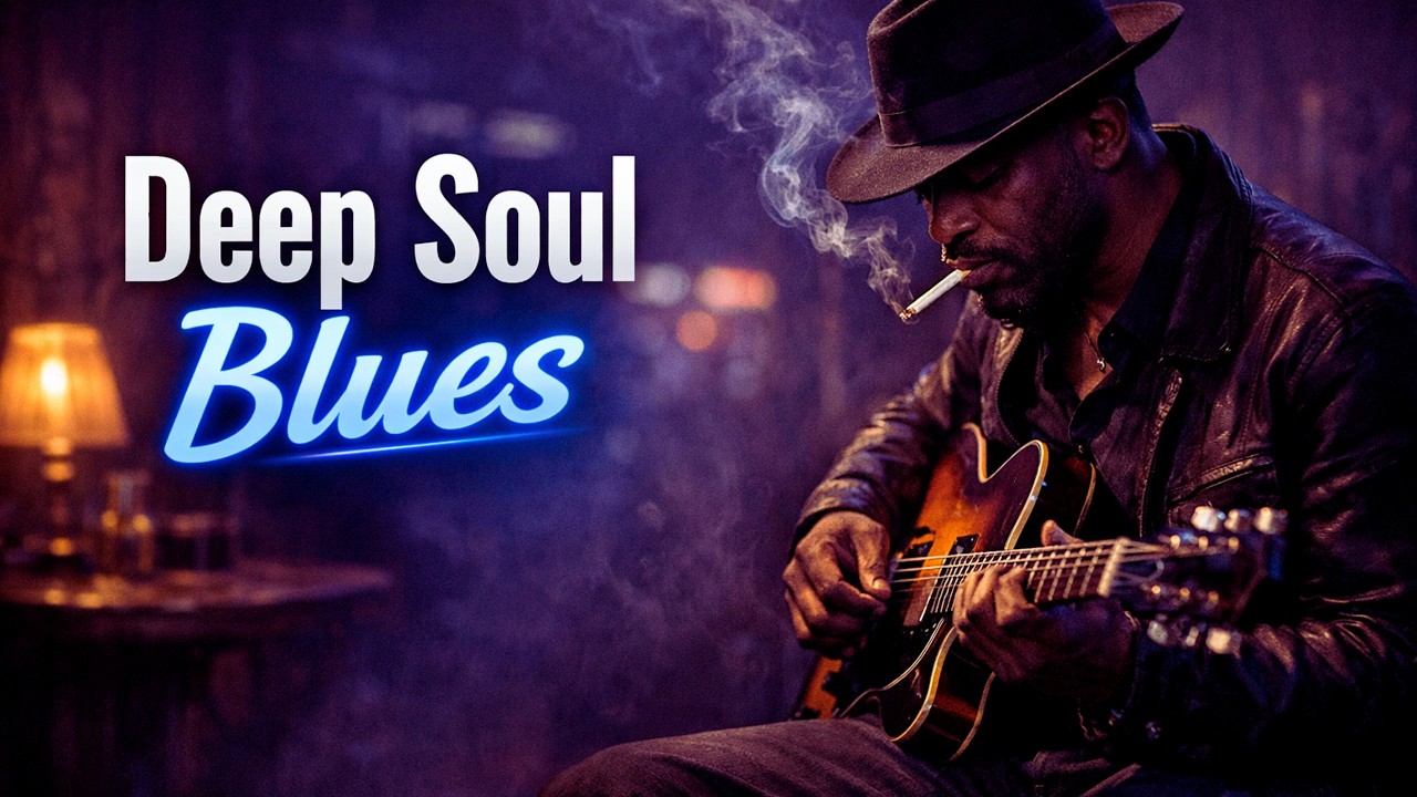 “Late Night Blues Guitar – Deep Soul, Midnight Mood”