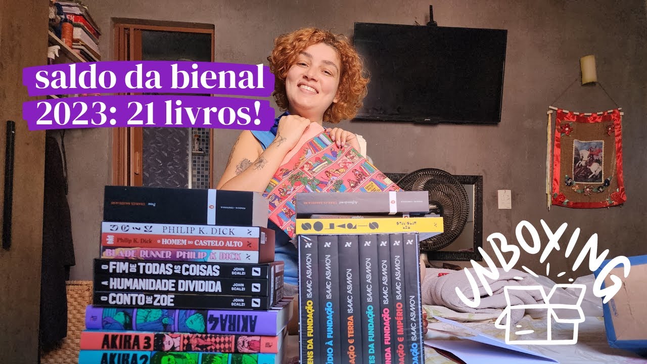 bienal do livro 2023: #unboxing