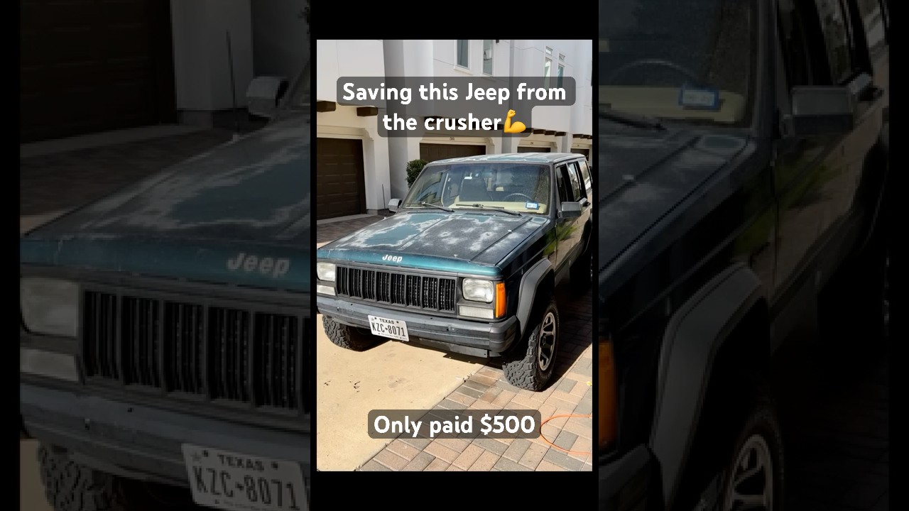 Budget Restoration Jeep Cherokee XJ #jeepcherokee #restoration #transformation #diy #jeep #offroad
