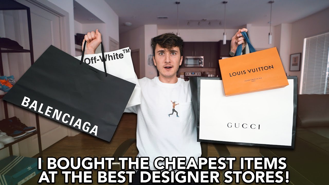 I Bought The CHEAPEST Items From Gucci, 